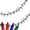thumbnail image 2 of Northlight Mini Commercial Christmas Light Garland Set - Multi-Color - 18' Green Wire - 300ct, 2 of 3