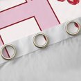 thumbnail image 5 of Feelyou Princess Monogrammed H Black Out Curtains, Fashion Ribbon Cherry Curtains Pack of 2 (42x63 Each), Teens Kids Girls Women Bedroom Curtains, Blackout Curtains Bedroom Decor, 5 of 7