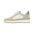 thumbnail image 2 of Vintage Havana Womens Denisse Glitter Perforated Lace Up  Athletic Sneakers, 2 of 4
