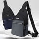 thumbnail image 5 of Sonducket El bolso del pecho de la capacidad grande del poliéster para los hombres da libremente ningún poliéster de la carga bolsos del pecho Bolsas de mensajero y de hombro negro, 5 of 6