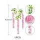 thumbnail image 2 of 1/2/3/5/8/9/10/12 Pcs /43 Inch Wisteria Artificial Fake Flower Bushy Silk Vine Ratta Hanging Garland For Wedding Party Garden Outdoor Greenery Home Wa, 2 of 4