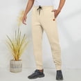 thumbnail image 1 of Ceisia Men's Solid Color Casual Jogger Pants Elastic Waist Drawstring Tapered Sweatpants with Pockets Gifts, 1 of 3