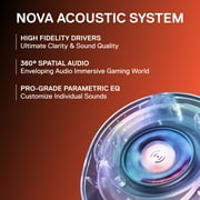 steelseries arctis nova 1 سماعة ألعاب متعددة الأنظمة - برامج تشغيل هاي فاي - صوت مكاني 360 درجة - رغوة ذاكرة نسج الهواء - سونار - خفيفة الوزن للغاية - ميكروفون إلغاء الضوضاء - كمبيوتر ، ps5 ، ps4, التبديل ، Xbox
