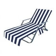 thumbnail image 3 of Beach Chair Cover with Pockets, Lounge Chair Towel Cover, Beach Towel with Elastic Belts for Pool Sun Lounger Sunbathing Vacation 82.6"x28.7", 3 of 3