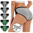 thumbnail image 2 of WZXFASHION Culottes Unies Patchwork pour Femmes sous-Vêtements Bikini Multicolore TTG, 2 of 9