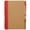 Red, variant on Minimalist Hardcover Spiral Bound Notebooks, Thick Lined Paper Leather Journals, Bullet Sketch Planner Notebooks for Daily Journaling & Office Note Taking