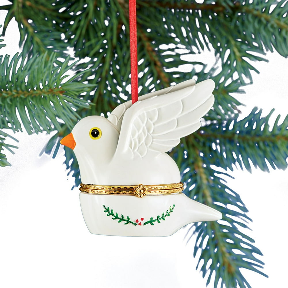 Bigbolo Hand Painted Trinket Christmas Ornaments with Opening