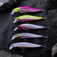 thumbnail image 4 of MInHoues Sinking Minnow Lure, 3.94" Hard Artificial Fishing Bait with Reinforced Hooks, Realistic Swimbait for Topmouth Culter and Trout, Freshwater Saltwater Tackle Gear, 4 of 5