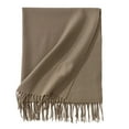 thumbnail image 2 of Ahabrexf Warm Scarfs for Women,Solid Color Soft Faux Fabric Shawl for All Seasons, 2 of 4