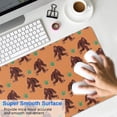 thumbnail image 4 of Long Mouse Pads for Desk,Orange Bigfoot and Grass Pattern Desk Mats on Top Of Desks, Desk Mouse Pad Extra Large with 3mm Non-Slip Base and Stitched Edge for Gaming,Office,Work,Home 31.5"x11.8", 4 of 6