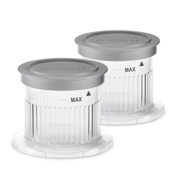 Vasos para Máquina de Helados Cuisinart ICE-FD10EC2 Gris Paquete de 2