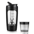 thumbnail image 2 of Electric Protein Shaker Bottle with 1200mAh Battery, 7000rpm Automatic Mixing, Self Cleaning Shaking Cup with Storage for Protein Shakes, Pre Workout, and Meal Replacement, 2 of 2