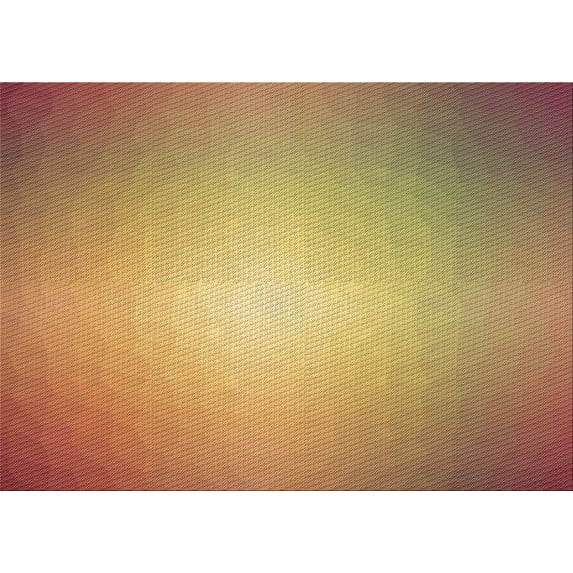 Ahgly Company Machine Washable Indoor Rectangle Transitional Yellow Area Rugs, 2' x 3'