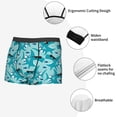 thumbnail image 3 of Yiaed Shark Wearing Sunglasses Print Men's Soft Cotton Boxer Shorts Breathable Boxers Underwear Moisture-Wicking Underwear Stretch Boxer Briefs for Man-Small, 3 of 5