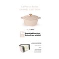 thumbnail image 3 of 3.5 Litre Kitchen Star Cast Iron Dutch Oven 24cm, White, Easy Cleanup, Compatible with all Cooktops., 3 of 6