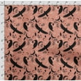 thumbnail image 4 of Soimoi Bird Print,Cotton Poplin Sewing Fabric Sold by The Yard- 42 Inch WideSewing Craft Quilting/ Quilt Making Fabric -Orange, 4 of 5