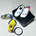 thumbnail image 3 of Delicate 3D Mini Sneaker Keychain Simulation Funny Basketball Sport Shoes Keyring Pendant Car Keys Decoration Boy Exquisite Gift, 3 of 5