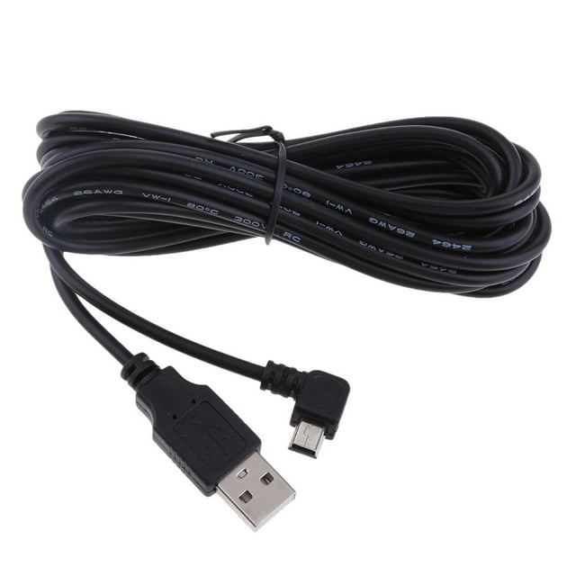Premium 5V 2A Mini Cable De USB A La Izquierda Cable De Carga Rápida 3.5 Metros Soledad cable micro del usb