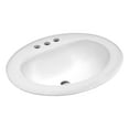 thumbnail image 4 of Anzzi Ls-Az097 Cadenza 20-1/2" Oval Vitreous China Drop In Bathroom Sink - White, 4 of 5