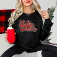 thumbnail image 2 of Distressed Feelin' Festive | Sweatshirt, 2 of 5