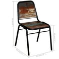 thumbnail image 4 of vidaXL Dining Chairs 6 pcs Solid Reclaimed Wood, 4 of 5