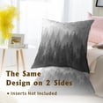 thumbnail image 5 of Grey Forest Pillow Covers 18x18 Inch Set of 2, Black Gray Trees and Mountain Square Throw Pillow Case Decorative Cushion Cover Soft Cotton Pillowcase for Home Couch Bed Sofa, 5 of 6