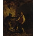 thumbnail image 3 of Ludwig Kraus 15x17 Black Modern Framed Museum Art Print Titled - Death of a Gentleman (circa 1850), 3 of 5