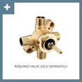 thumbnail image 2 of Moen T2721BL Glyde 1-Handle Two-Function Diverter Transfer Valve Trim Kit, Valve Required, Matte Black, 2 of 4