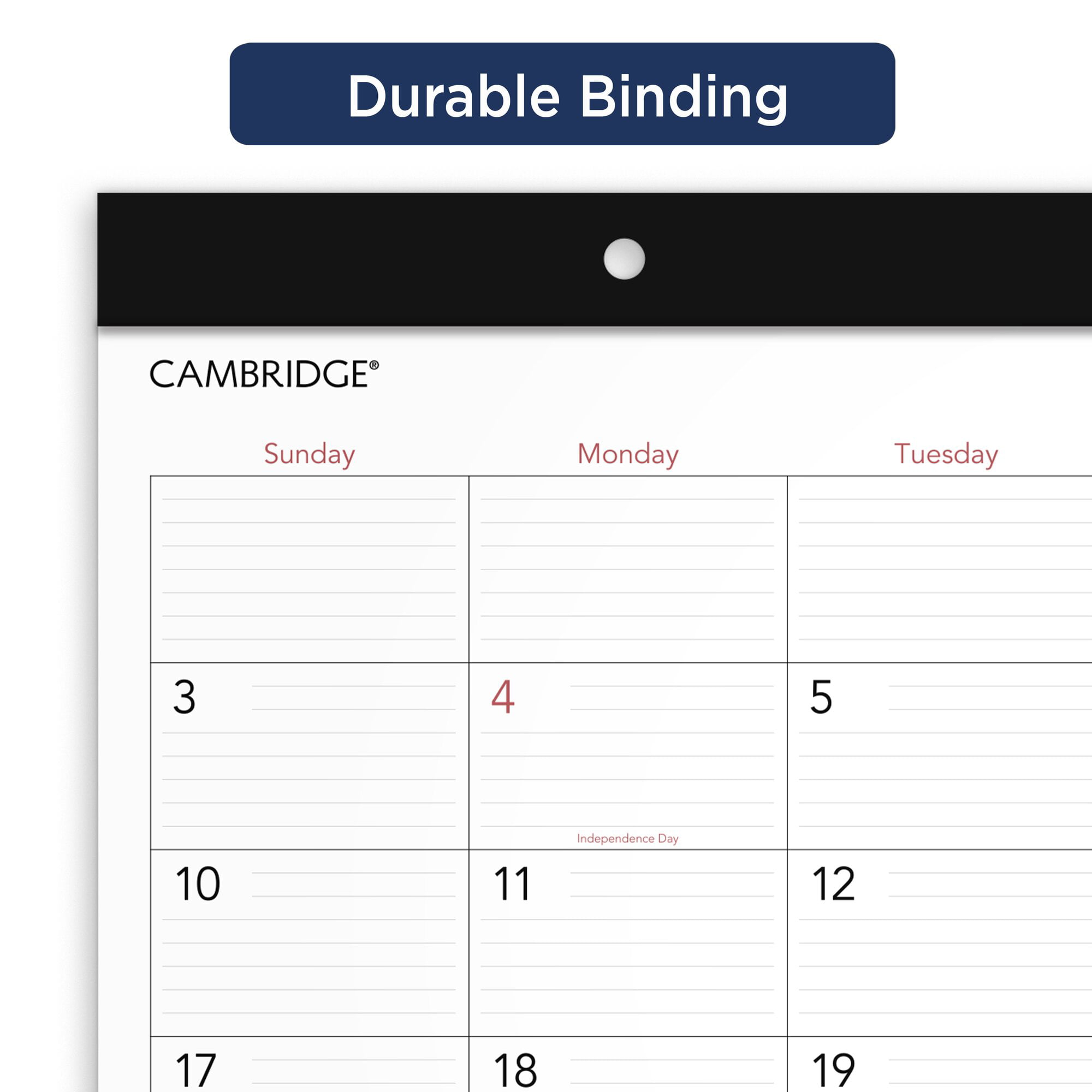 Buy Cambridge Academic 20222023 Business Monthly Desk Pad Calendar