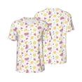 thumbnail image 3 of Daiia Tropical Fruit Mens Baseball Jersey Button Down Shirts Short Sleeve Sports Uniforms-Small, 3 of 9