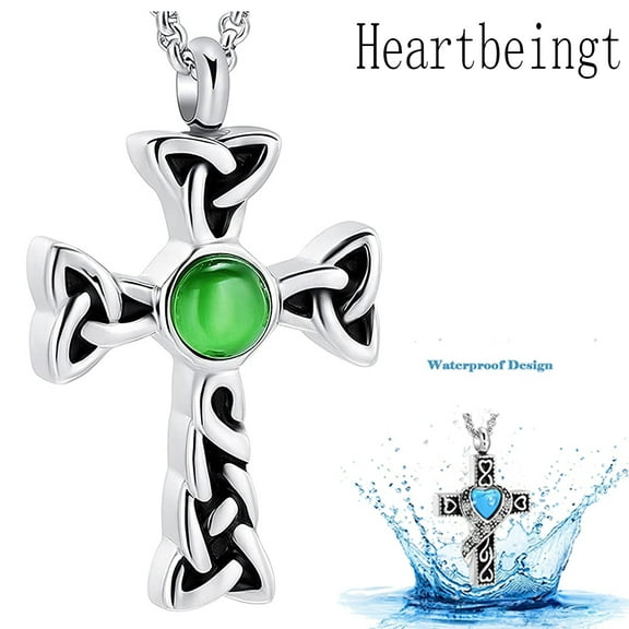 Ashes Necklace 316L stainless steel Cremation Jewelry Memorial Necklace Urn For Human Ashe Of Loved Ones Keepsake Lockets For Ashes Holder Pet Dog Heart Urn Jewelry