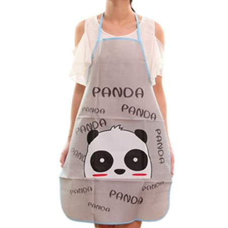 

ABIDE Cute Cartoon Waterproof Apron Kitchen Apron Waterproof Restaurant Cooking Bib Aprons