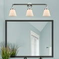thumbnail image 3 of 205-AC-G63 Innovations Lighting Cone - 3 Light Bath Vanity In Industrial Style-11 Inches Tall and 30 Inches Wide-Antique Copper Finish-Light Smoke, 3 of 7