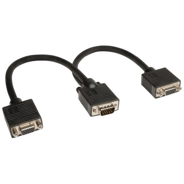 Tripp Lite(R) P516-001 Câble Séparateur en Y pour Moniteur VGA, 1 Pi (pour Moniteurs à Résolution Standard)
