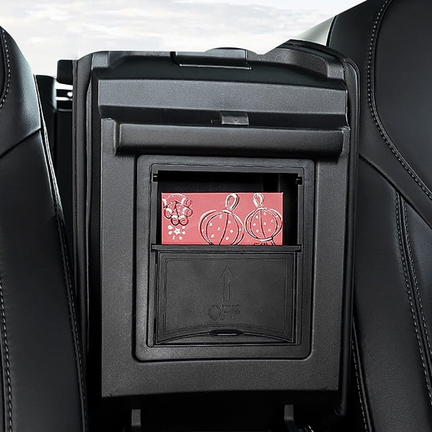 Organizador de consola reposabrazos caja de almacenamiento oculta para Tesla Model 3 Y 2016-2021 Ndcxsfigh Accesorios para autos y motos