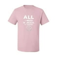 thumbnail image 2 of Wild Bobby, All I Need is Jesus & Coffee Inspirational/Christian Men Graphic Tee, Light Pink, X-Large, 2 of 6