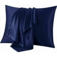 thumbnail image 1 of Funda de almohada de satén, producto de belleza para el cabello y la piel, tejido suave y resistente, fácil cuidado, diseño con cremallera, antiarrugas, para almohadas de tamaño estándar, 1 of 5