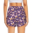 thumbnail image 2 of Lsque Butterflies And Floral Printed Women's Running Shorts with Liner Pockets,Elastic Quick Dry Workout Athletic Gym Yoga Shorts,Womens High Waist Shorts-Small, 2 of 9