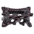 thumbnail image 1 of Weiweiguan 1Pc Crystal Ball Wooden Base Decorative Yellow River Stone Base Exquisite Rack (As Shown), 1 of 6