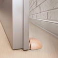 thumbnail image 3 of 4 piezas Houten stille deur aanraking anti-foot veiligheid deur top vloer gemonteerde badkamer deurstop, 3 of 4