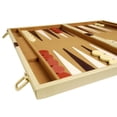 thumbnail image 3 of Middleton Games Deluxe Backgammon Set - Camel - 15"x10", 3 of 6