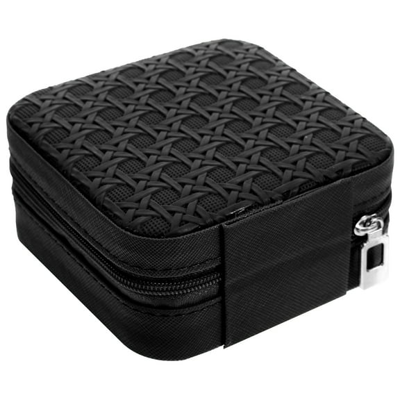 PAMINGONO Jewelry Box For Traveling In Shape With Protective Function 1Piece 3.93X3.93X1.97in