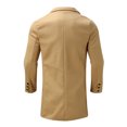 thumbnail image 5 of NIEWTR Men's Lightweight Waterproof Hooded Outwear Cardigan Overcoat Winter Coat Jackets for Men Khaki 2XL, 5 of 5