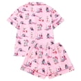 thumbnail image 3 of Printed Collar Short Sleeve Pajama – Short Pants With Loungewear Christmas pajamas for women set, 3 of 9