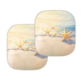 thumbnail image 3 of KUIFORTI Beach Starfish Car Windshield Sun Shade Foldable Front Window Cover, 2 Pack Window Sun Blocker to Keep Your Vehicle Cool & Comfort, 3 of 5