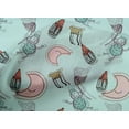 thumbnail image 4 of oneOone Cotton Poplin Baby Blue Fabric Baby Feeder|Moon & Cartoon Sheep Kids Dress Material Fabric Print Fabric By The Yard 56 Inch Wide, 4 of 4