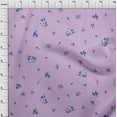 thumbnail image 3 of oneOone Georgette Viscose Fabric Leaves & Flower Floral Fabric Prints by Yard 42 Inch Wide, 3 of 4