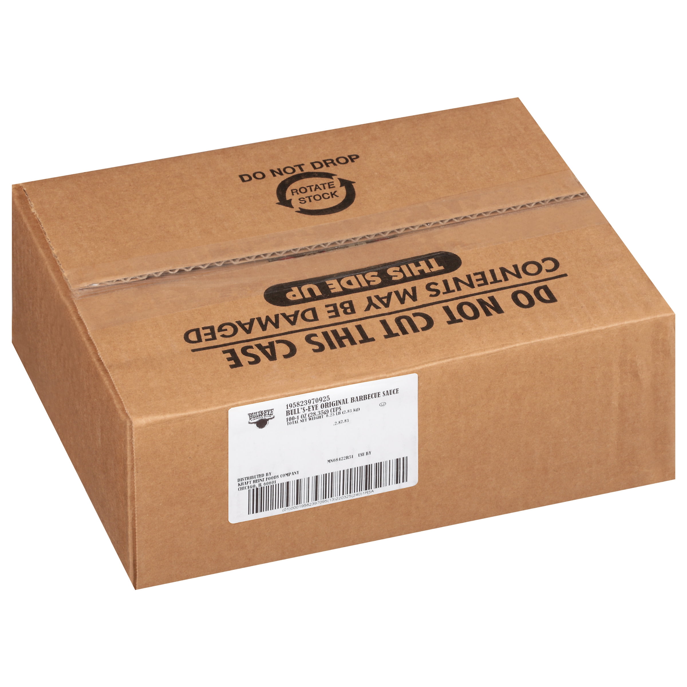Bull's Eye Original BBQ Sauce, 100 ct Casepack, 1 oz Cups