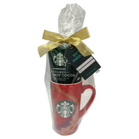 Starbucks Classic Hot Cocoa with Festive Ceramic mug Gift Pack