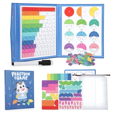 Junior Learning Fraction Flips Double-Sided Flip Stand, Ages 6-9 ...